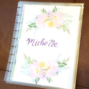 Homemade cover for your Classic size Disc Bound Planner Michelle